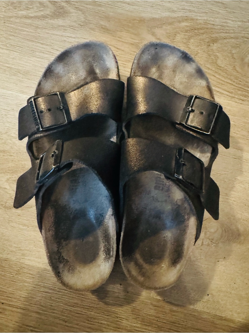 Birkenstock Black Double Buckle Sandals